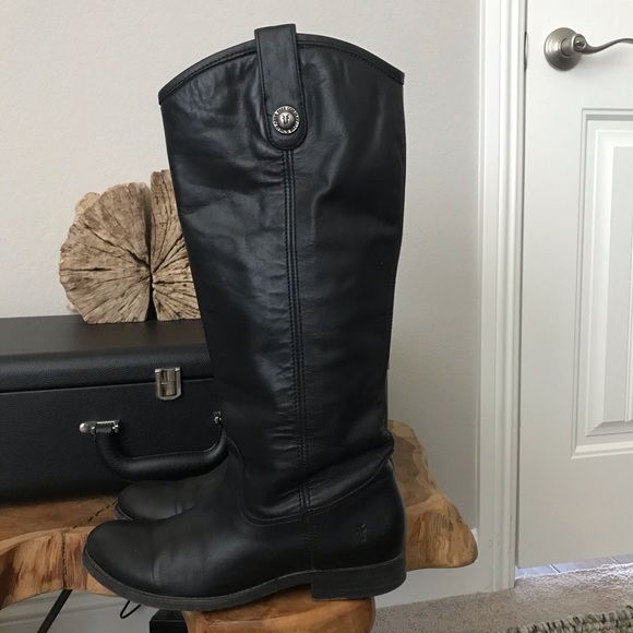HPπFrye Melissa Button Riding Boots Size 5.5 - Picture 6 of 12